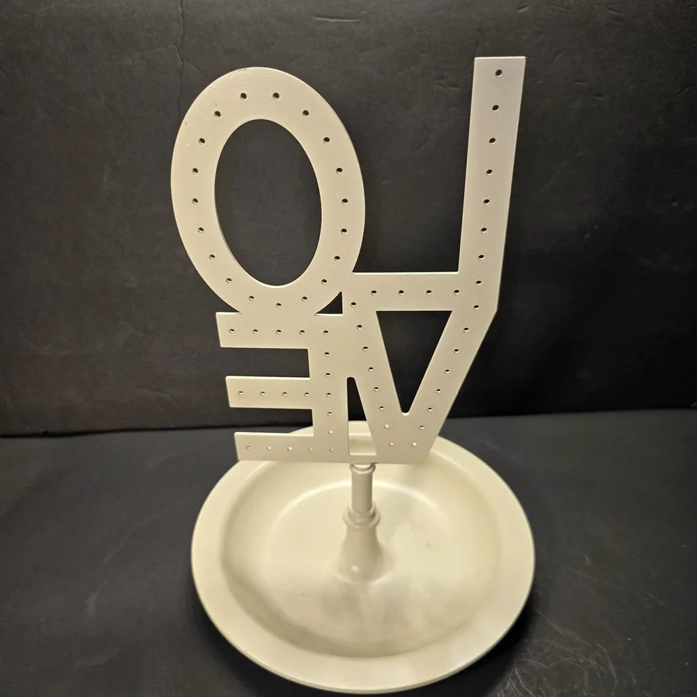 Pottery Barn Teen Elle Lacquer Earring‎ Holder Ivory Color